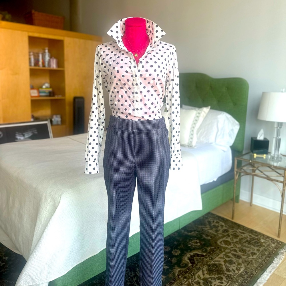 J. Crew Polka Dot Blouse